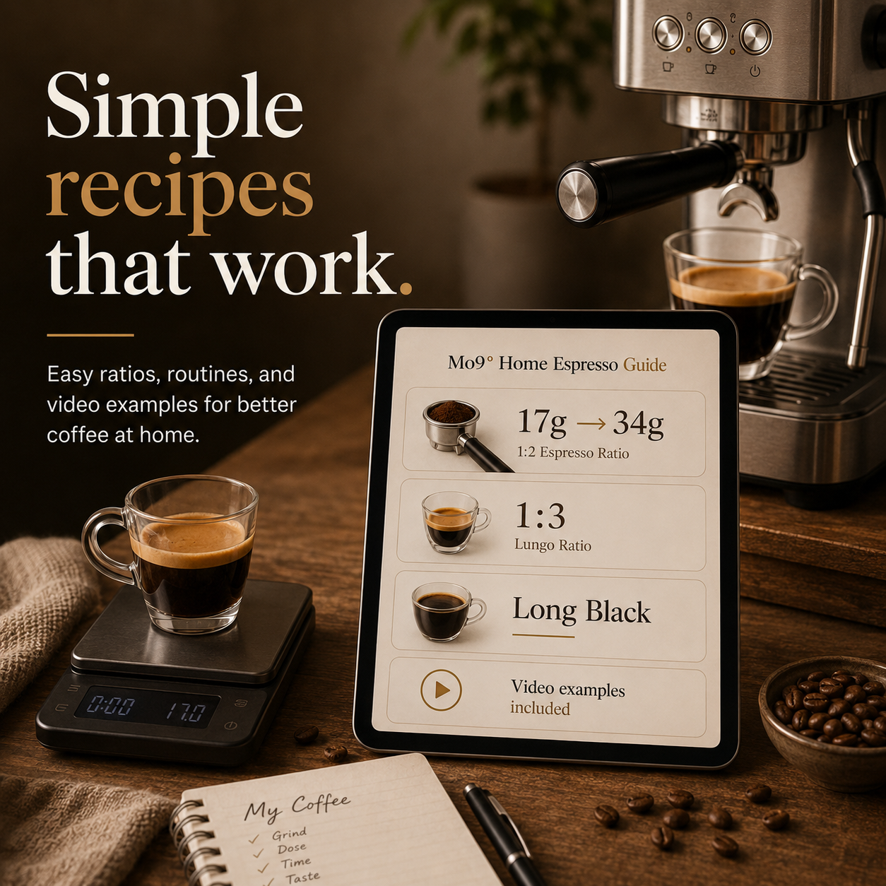 Mo9.° Home Espresso Guide