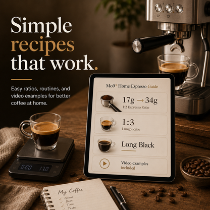 Mo9.° Home Espresso Guide